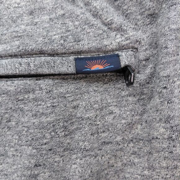 Faherty Jogger Sweatpants Men Large Gray Double Knit Organic Cotton Pockets Soft - Picture 10 of 12